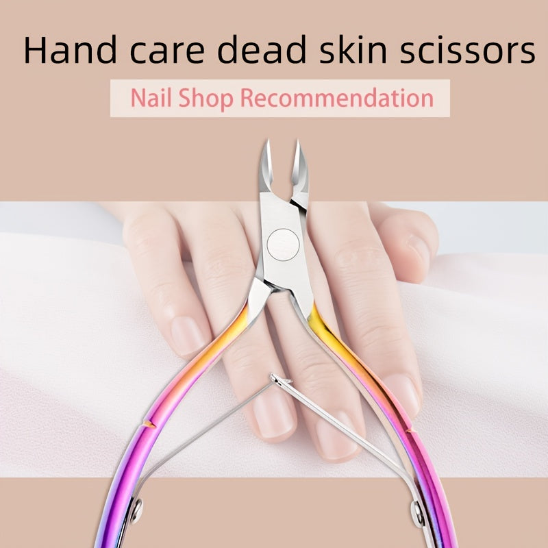 Professional manicure tool for clipping dead skin and repairing nails.