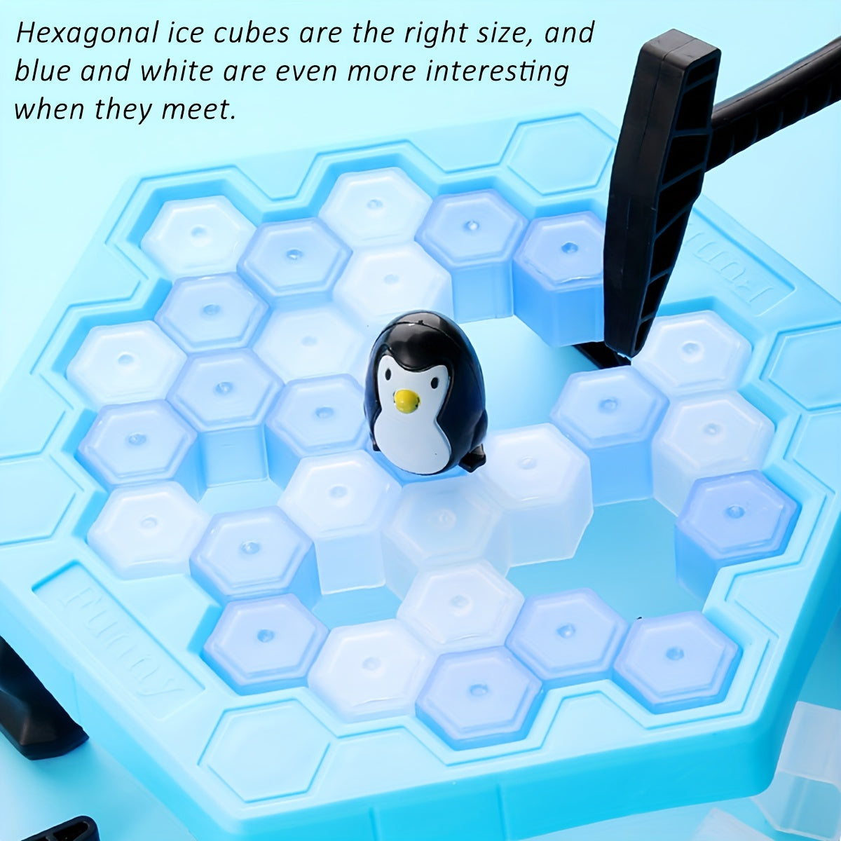 Ice Breaker Penguin Rescue Game: Educational family board game for youngsters, improves focus and logic skills with durable, non-toxic plastic material. Ideal gift for birthdays and