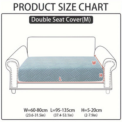 Modern polar fleece jacquard sofa slipcover with elastic band for a fitted look. Machine washable and pet-friendly. Fits sectional, armchair, loveseat, 3-seater, and 4-seater sofas. Includes armrest covers. Great Christmas gift idea.