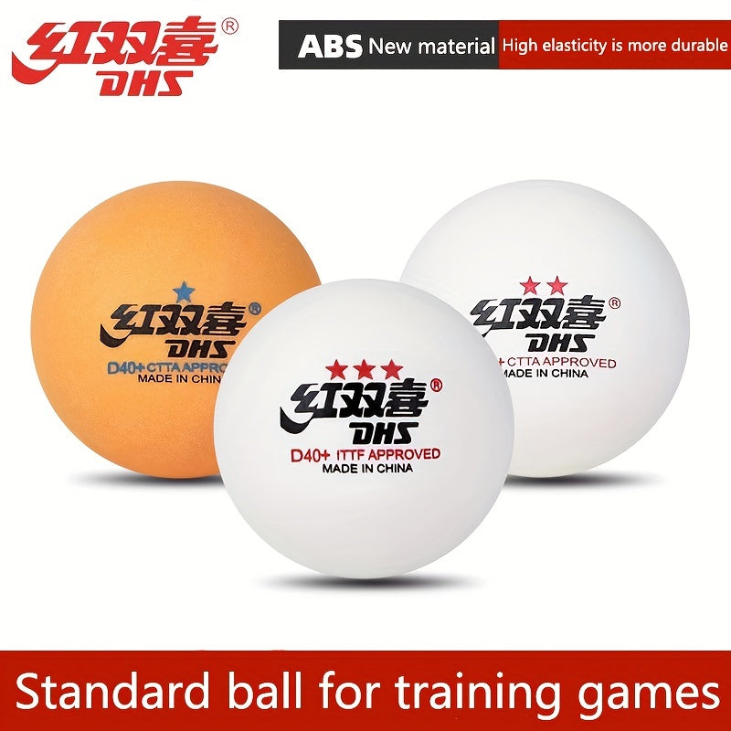 Red Double Happiness Three Stars Table Tennis Competition ping pong ball.