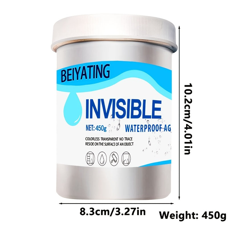 100g/200g/400g BEIYATING Invisible Waterproof Coating, Strong Adhesive Sealant for Wood, Plastic, Glass, Marble, Ceramic, Multi-Surface Use