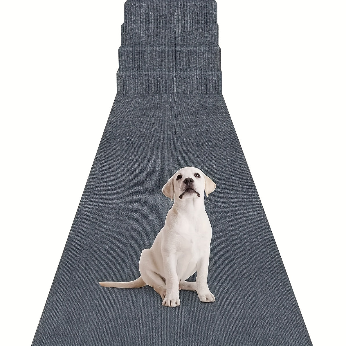 Long runner rug measuring 59.94cm x 5.99 meters, designed for indoor use in carpets, hallways, kitchens, entryways, bedrooms, and other areas. This washable rug is non-slip and water absorbent, with a TPR bottom for added stability.