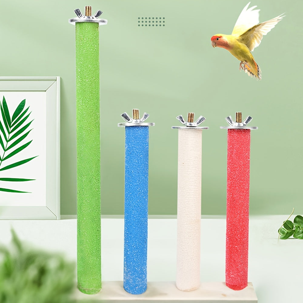 1pc Grinding Claw Stick for Birds. DropIndex Parrot Grinding Stick Station. Random Color.