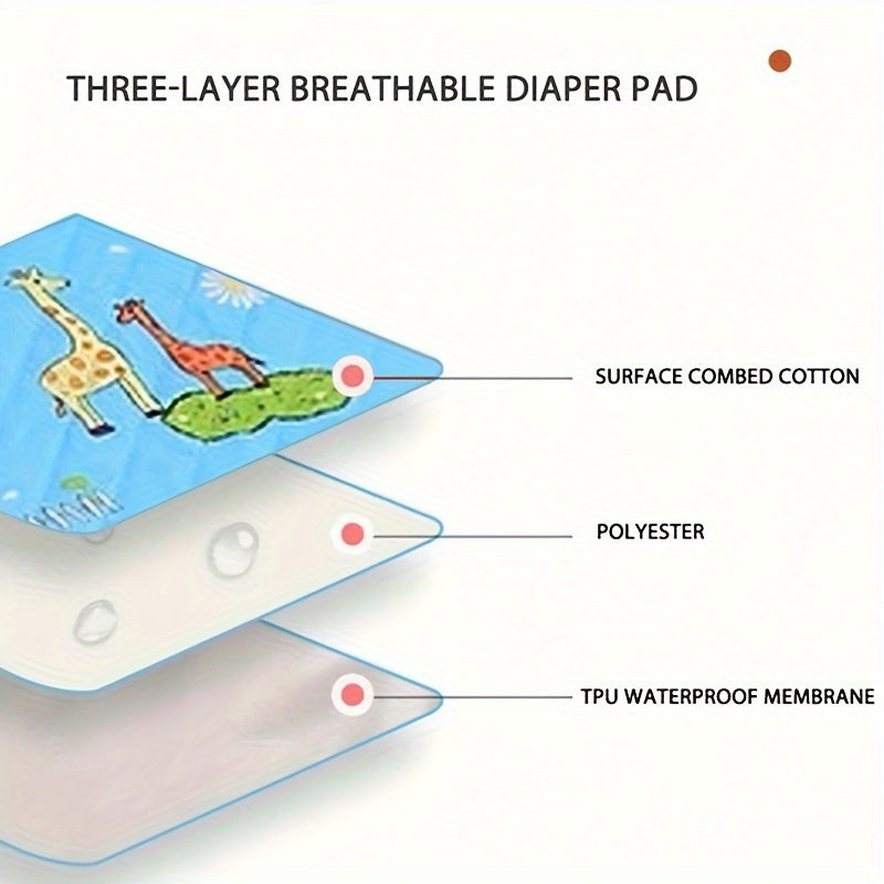 Soft, Waterproof Changing Pad for Young Children - High-Quality and Portable Polyester Fiber for Essential Care