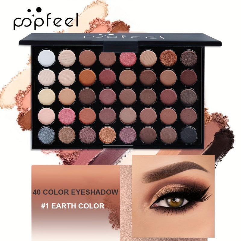 POPFEEL Travel Makeup Kit with Black Case, Multi-Product Beauty Collection for On-the-Go Touch-ups