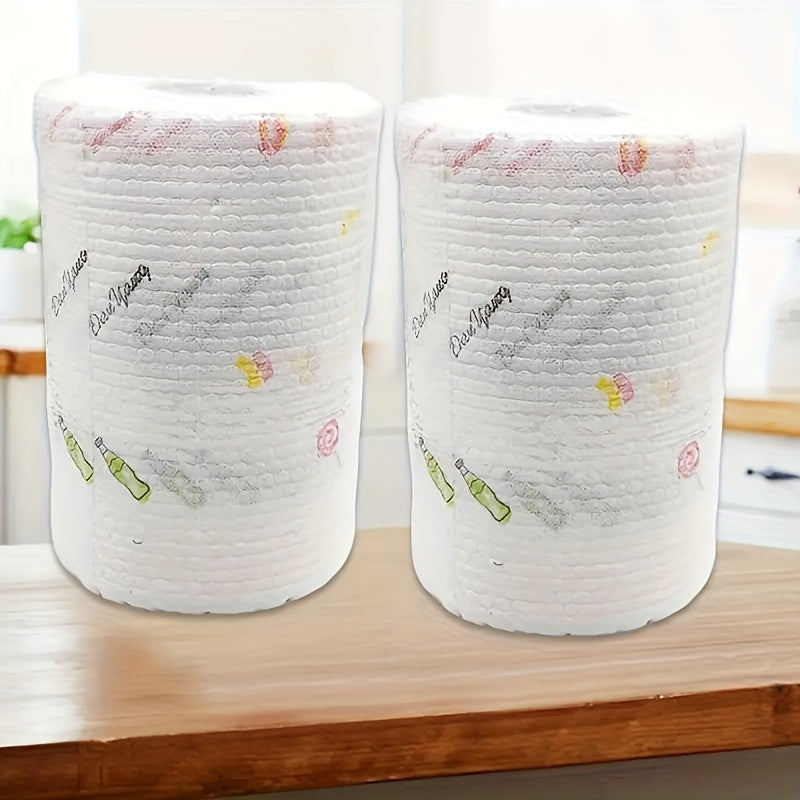 Essential for kitchen and party use, this 200-pack of premium absorbent paper towels are multi-ply disposable kitchen tissues that also double as strong fat-removing wipes. A convenient lazy wipe alternative.