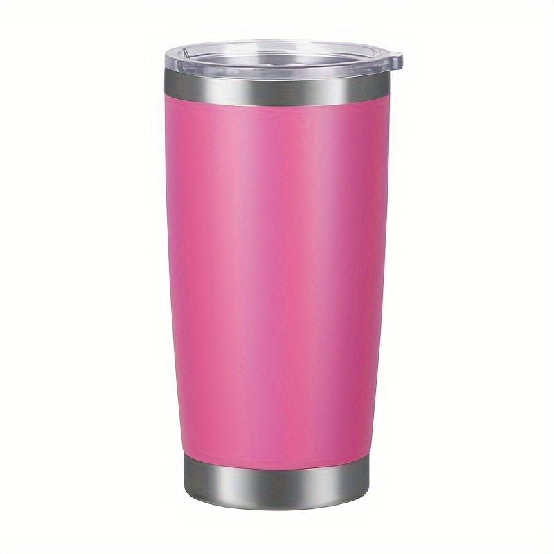 20oz stainless steel travel mug with double wall insulation and secure lid - ideal for holidays like Christmas, Halloween, Easter, Hanukkah, and Thanksgiving.