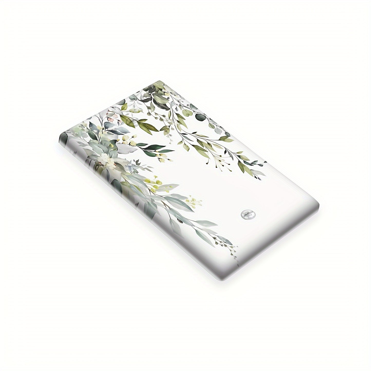 Green Eucalyptus Switch Plate Cover for Light Switch or Outlet - Decorative Wall Plate