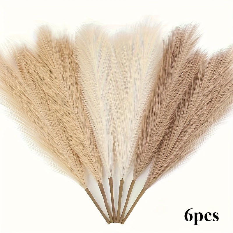 Artificial reed grass decor pack, fabric material, for home weddings and holidays.