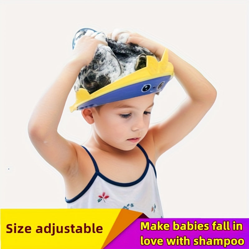 Ideal for gift giving during Christmas, Halloween, and Thanksgiving, this Kids Waterproof Shampoo Cap is designed with adjustable size and ear cushions for added comfort. Made from TPE material, this shower cap provides soft protection for both the eyes