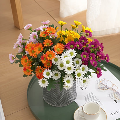 Sunflowers, daisies, chamomile, chrysanthemum - wedding and home decoration materials.