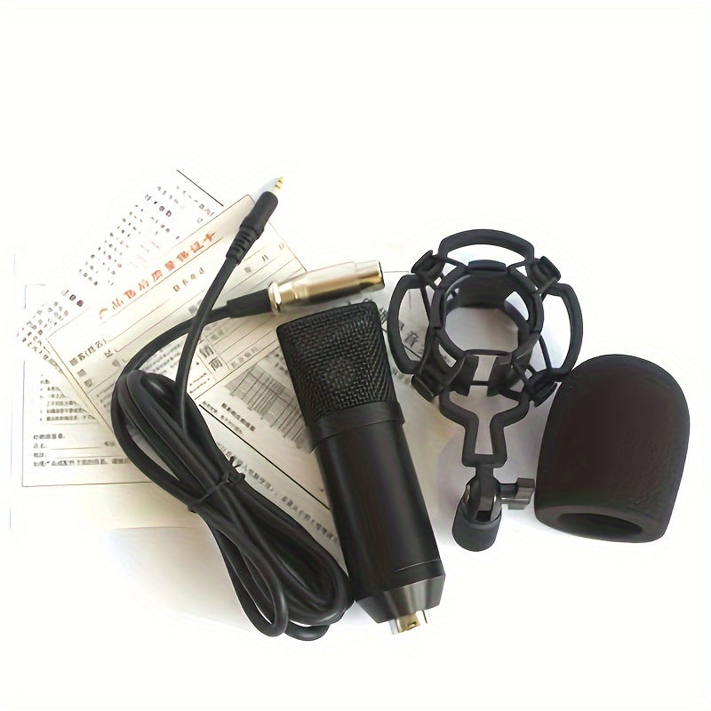 Condenser microphone for live game singing.