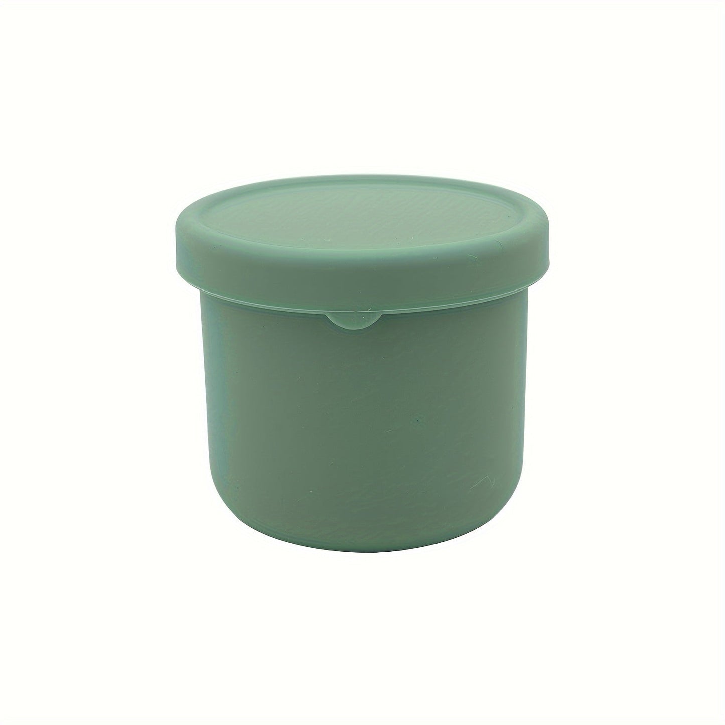 Multi-functional Storage Container made of Silicone - Does not contain BPA, can be used in the Microwave and Freezer. Ideal for storing Fruits, Vegetables, and Lunch items. Circular Kitchen Container with a convenient Flip-Top Cover.