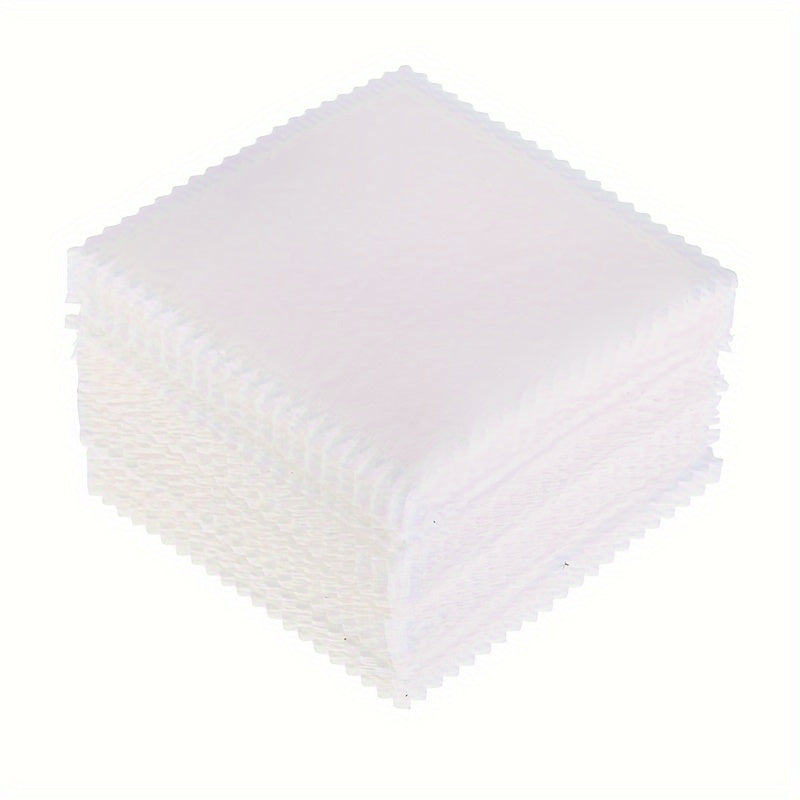 Pack of 100 Soft Cleaning Polishing Cloths for Jewelry Tools