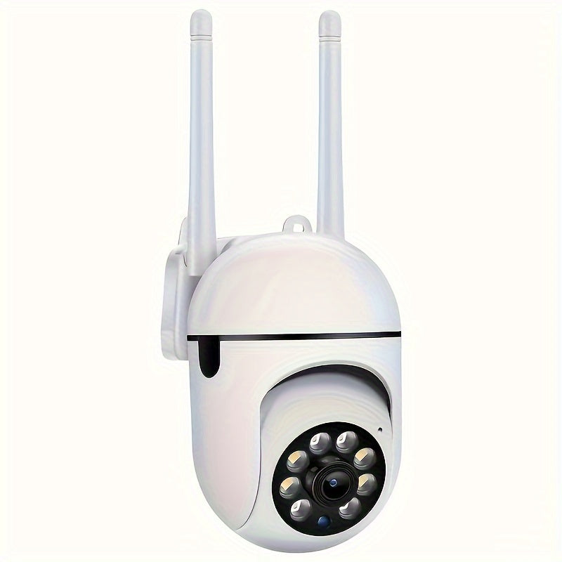 Safeguard your family with the 1pc Teruhal 1080p WiFi Security Camera. This 2MP camera offers 2.4GHz wireless home surveillance, complete with night vision, motion detection, two-way audio, PTZ control, and remote monitoring via smartphone. Powered by