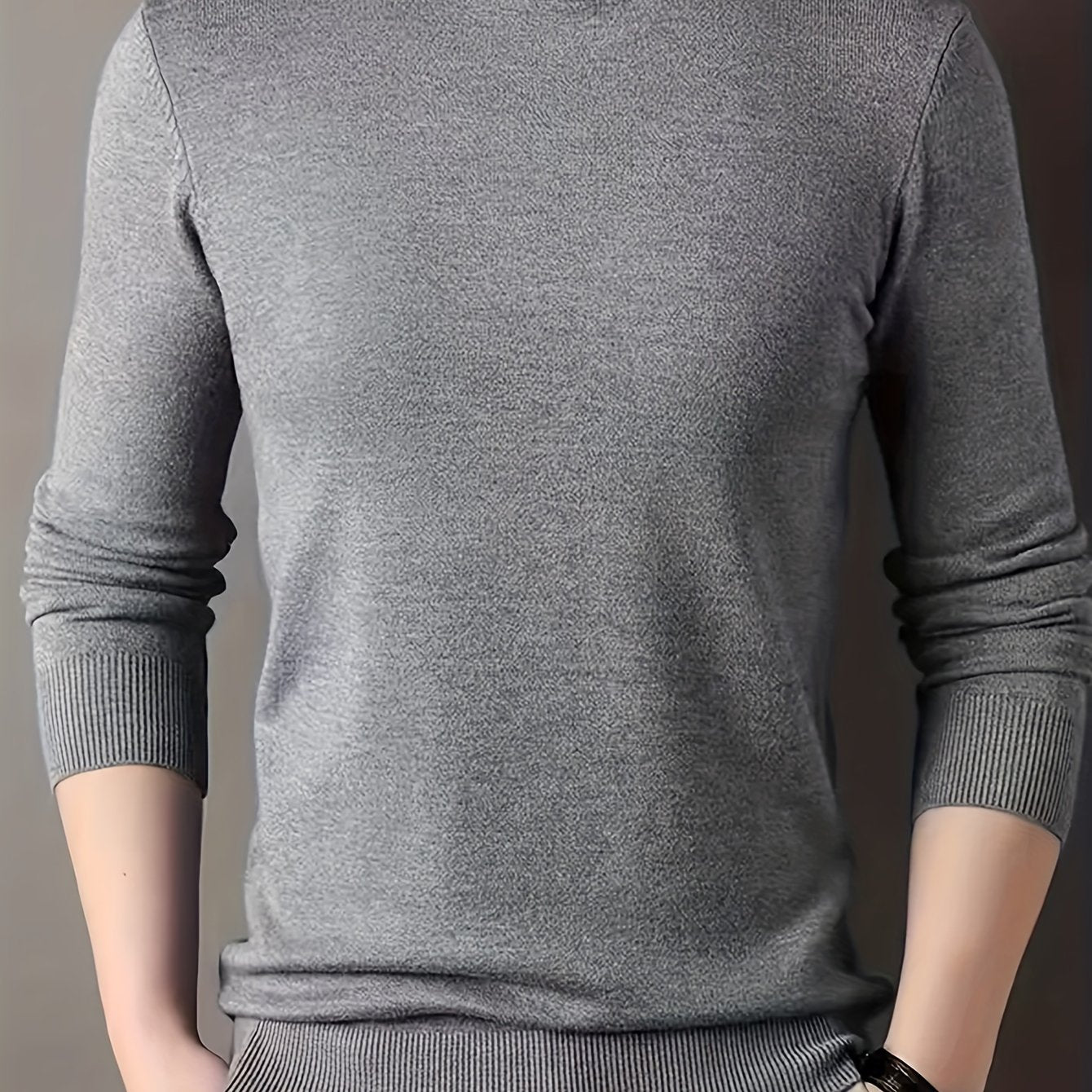 2024 New Men's Hooded Knitted Sweater