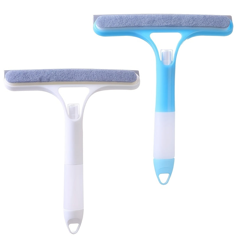 Introducing the 1x Versatile Spray-Action Glass Rain Brush with Squeegee! This convenient tool is perfect for achieving streak-free cleaning on mirrors, windows, and car windshields. Made with durable plastic and polypropylene, this brush is ideal for