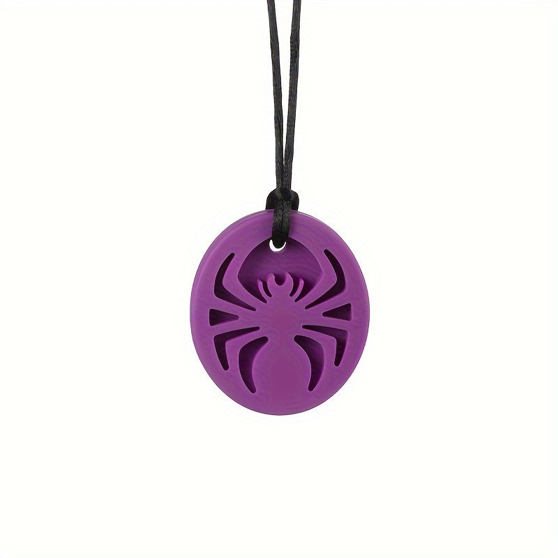 SOSKYGELO Spider Chew Necklaces: Fun and Safe Chew Toys for Kids, Perfect for Teething and Chewing