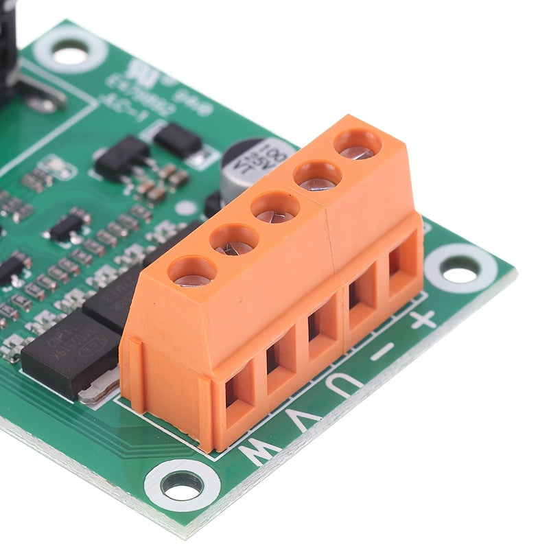 Control your 6V-12V-24V DC Brushless Motors with ease using the 1pc BLDC Motor Driver Control Board. This adjustable speed controller is perfect for fans, disc drives, and hard disk drives. Made of sturdy plastic material, it is suitable for both indoor