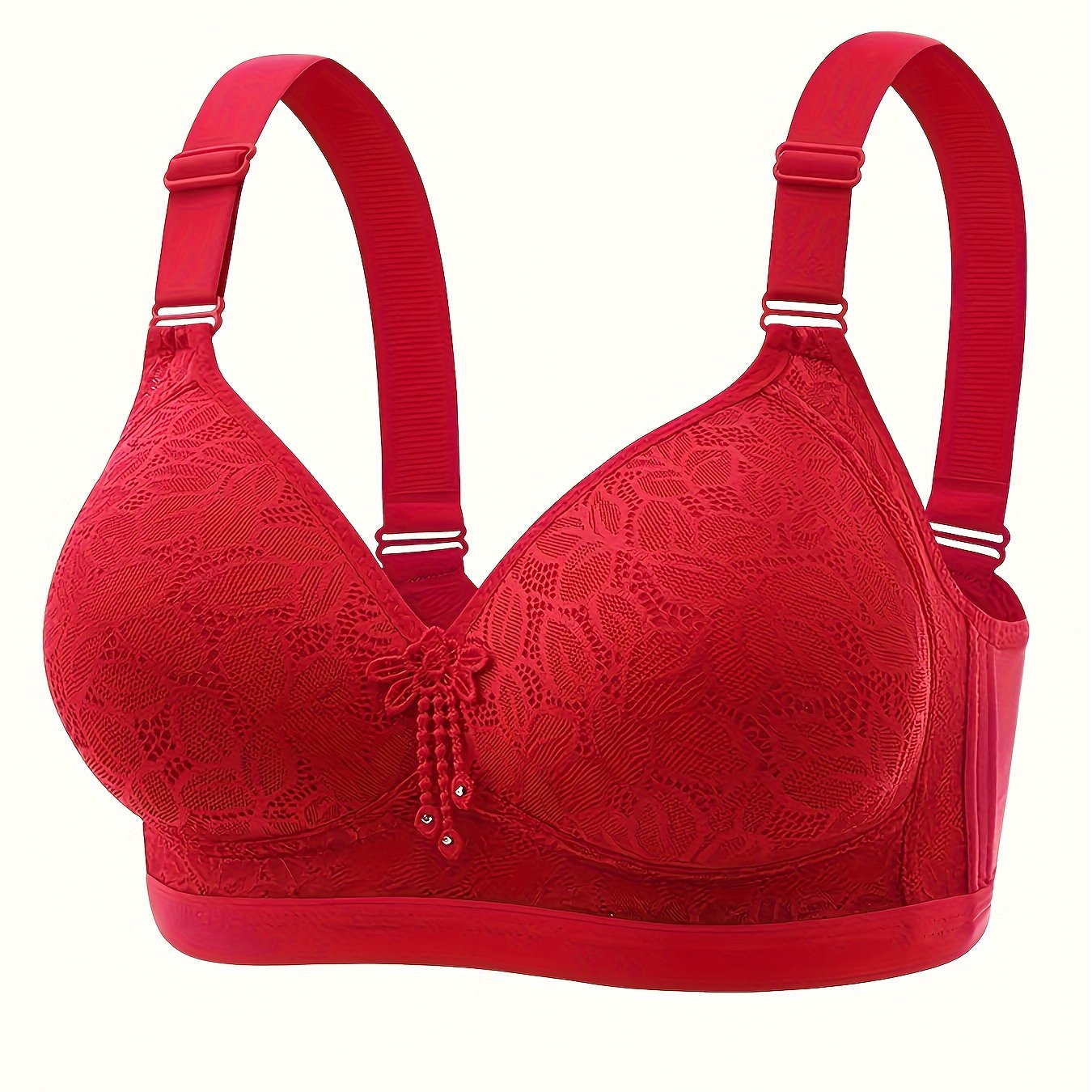 Comfortable, breathable camisole bra with adjustable straps and no underwire, ideal for big chests and small sizes.