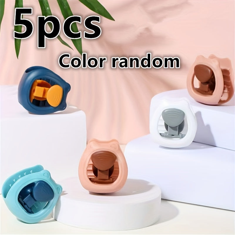 Set of 5 Sheet Fasteners with Non-Slip Grippers - Secure Bedding without Pins - Hand Washable - Essential for Neat Bedroom Corners