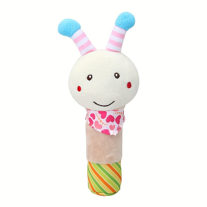 Adorable Baby Hand Rattle from the Cute Animal Series: A Plush Toy for Early Education, Fun, and Development!