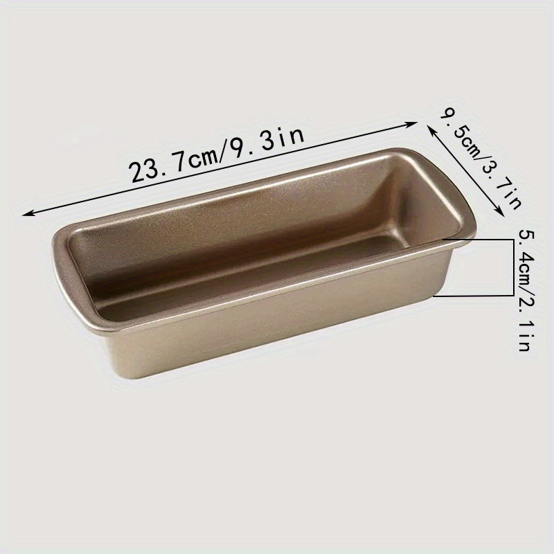 One Nonstick Bread Pan for Baking Loaves, Toast, and Cake in the Oven - Household Kitchen Bakeware Accessory