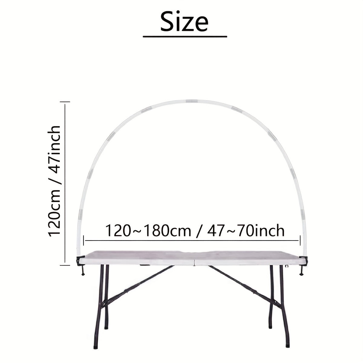 Kit for customizable balloon arch and column stands for table decorations at weddings, baby showers, and birthday parties, including adjustable arch kit and 160.02 cm balloon tower stand with pole and water-fillable base.