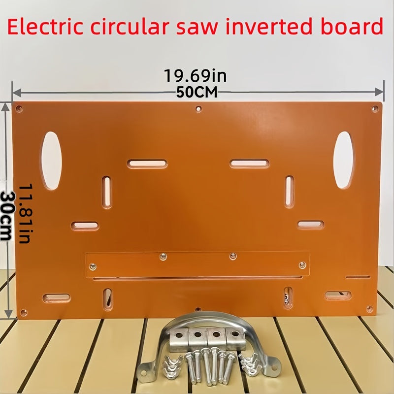 Table Saw Inverted Board for Circular Saw, Universal Woodworking Table Accessory, No Electricity Required