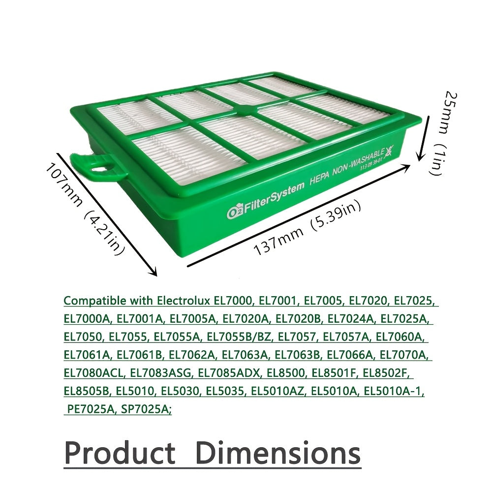 Upgrade your air quality with the Premium HEPA Filter Replacement 1130939-01. This filter is compatible with Electrolux Harmony, Oxygen Series, and more. Installing it is a breeze, and it will significantly enhance the air in your space.