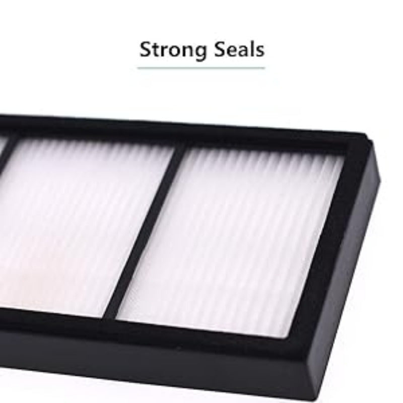 Enhance the air quality in your home with this set of 6 HEPA filters compatible with iRobot 800 & 900 Series Vacuums. These filters are suitable for a range of models including 800, 805, 860, 861, 865, 866, 870, 871, 880, 885, 900, 960, 966, and 980.