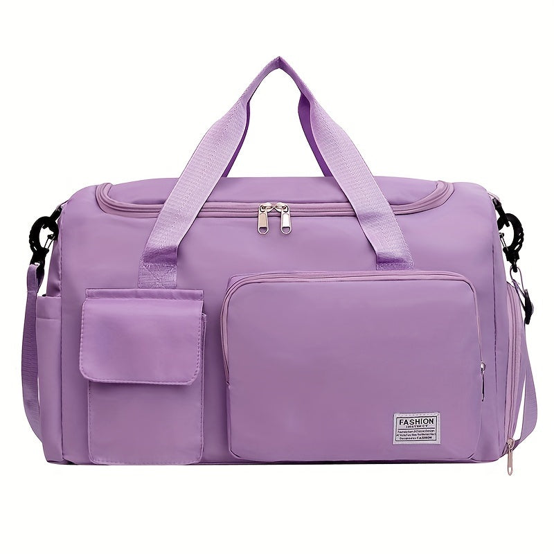 Sports fitness bag with wet/dry separation, multi-functional handbag for short trips and travel.