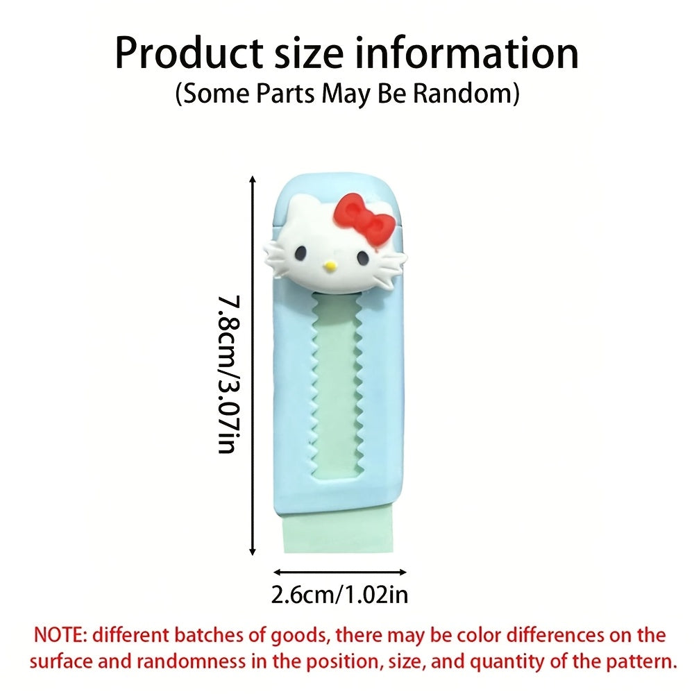 Sanrio Hello Kitty Retractable Eraser for clean, colorful erasing in office or school.