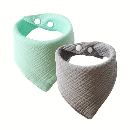 Three pack of burp towels, six-layer muslin gauze bib, soft and luxurious bib. Perfect for Christmas, Halloween, and Thanksgiving gifts, as well as New Year's and Valentine's Day presents.