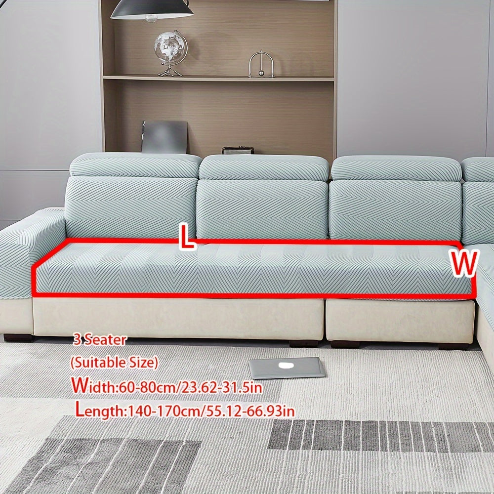 1pc Anti-splash, anti-slip elastic sofa cover for both chic home decor and furniture protection. Sold as single piece.