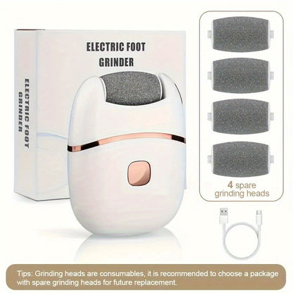 1 piece Rechargeable Electric Foot Grinder for Thick Leather Polishing