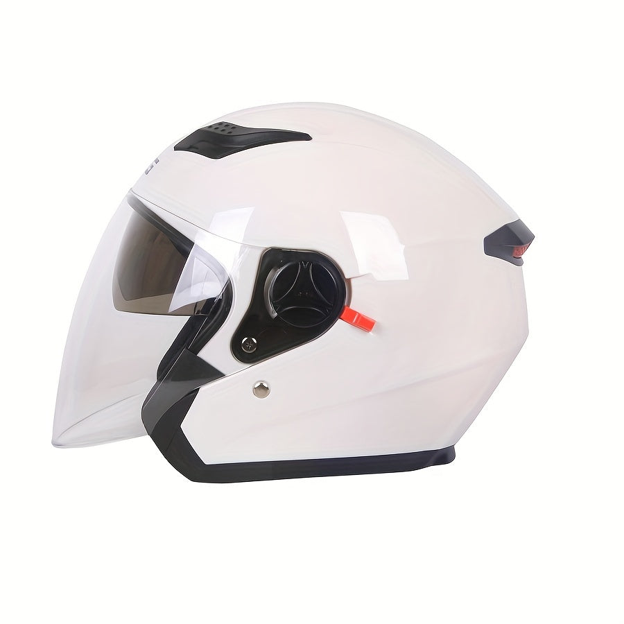 A unisex stylish motorcycle helmet for year-round head protection.