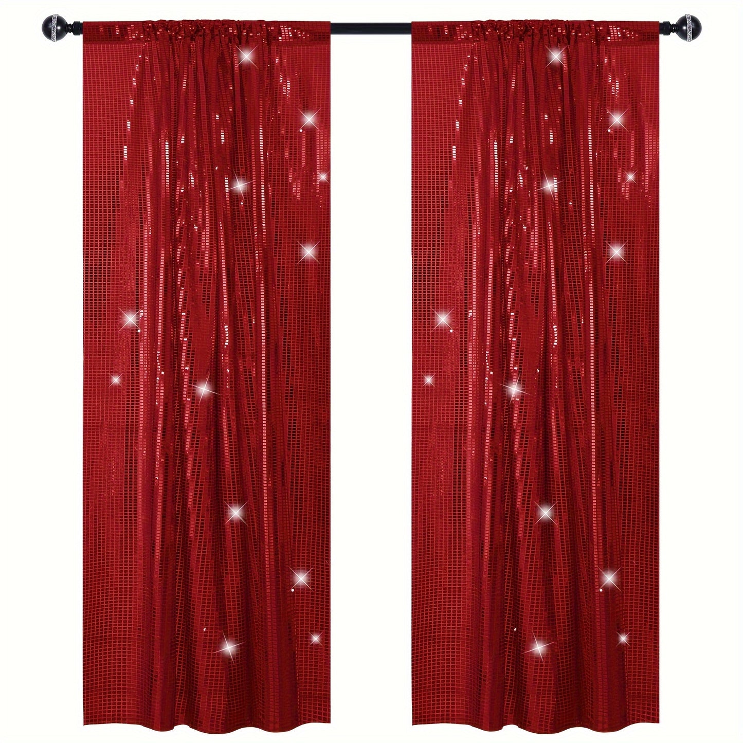 Enhance your stage with our BlingBling Sequin Backdrop Curtain, perfect for parties, weddings, birthdays, and more.