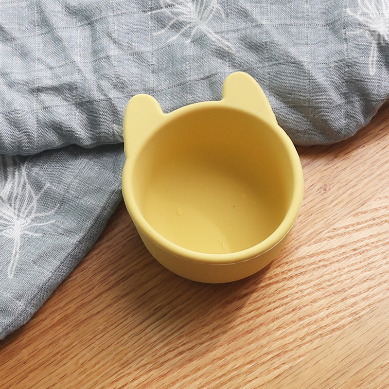 Adorable Silicone Baby Food Bowl Without BPA - Ideal for Feeding and Tableware!