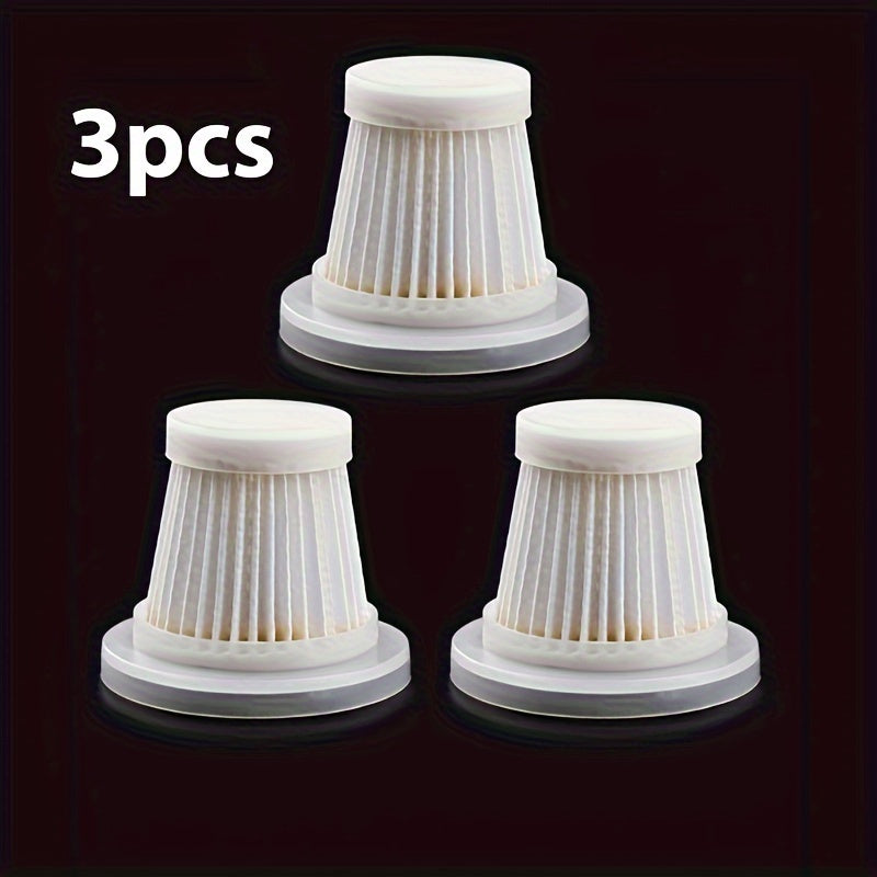 1/3/5pcs Multi-Purpose Car Vacuum Filter - Durable, Washable, Reusable - Boosts Suction Power, Improves Handheld Vacuum Performance