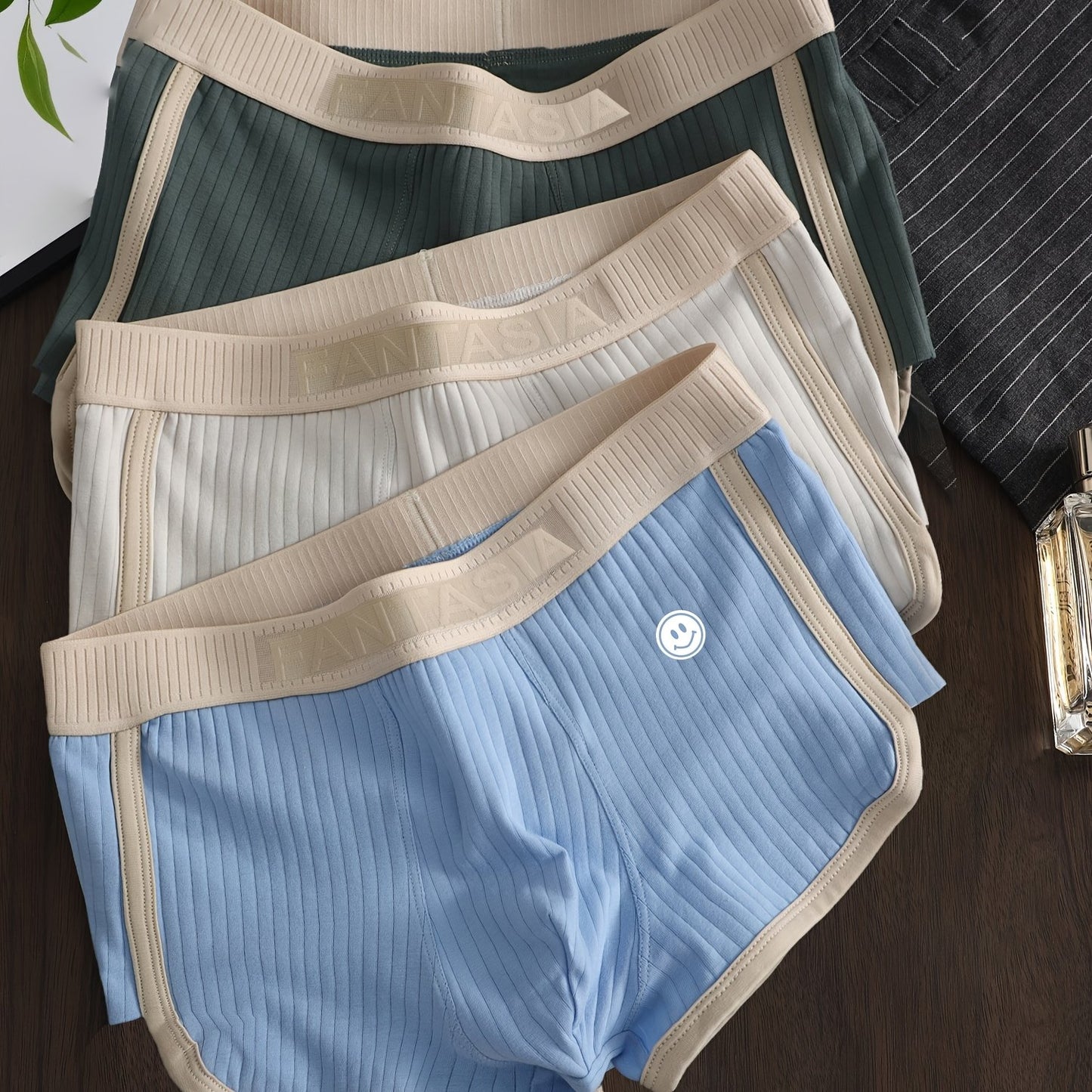 Men's loose fit boxer shorts, comfortable and breathable, perfect for summer sleepwear.