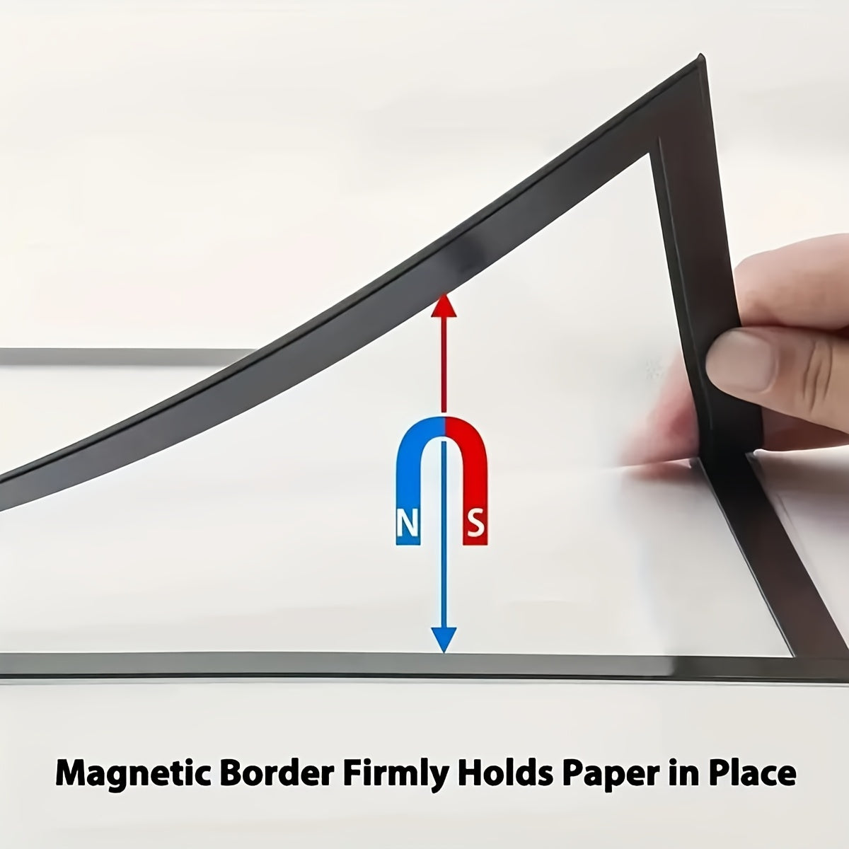 Diamond Painting Frames Set, PVC Material, Magnetic Display for Various Sizes of Diamond Art, Self-Adhesive Backing, Versatile for Different Surfaces and Uses