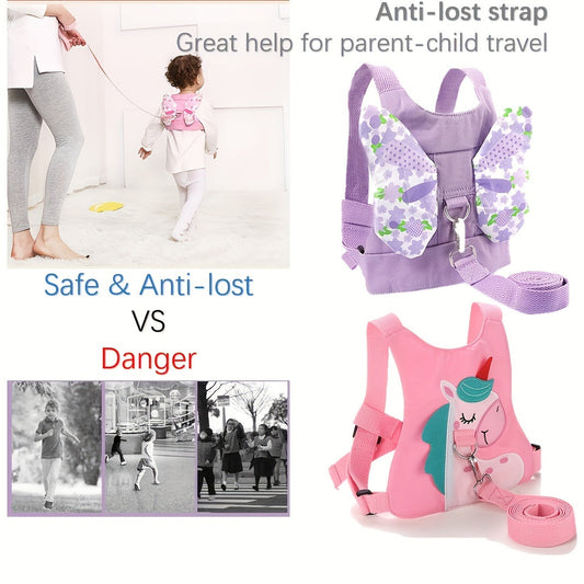 Keep your child safe with the durable Polyamide Safety Strap from PanLynner. With a 1.5m length and mixed colors, this anti-lost traction rope is ideal for parent-child travel. It's the perfect gift for Christmas, Halloween, Thanksgiving, New Year, or