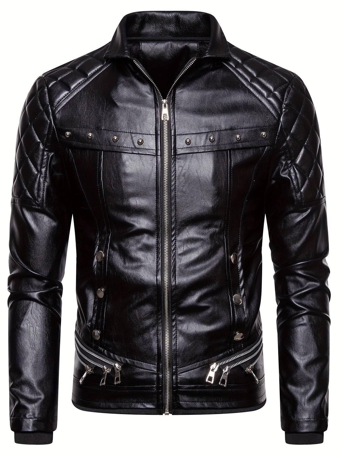 Middle Eastern style Men's jacket with detachable fur collar.