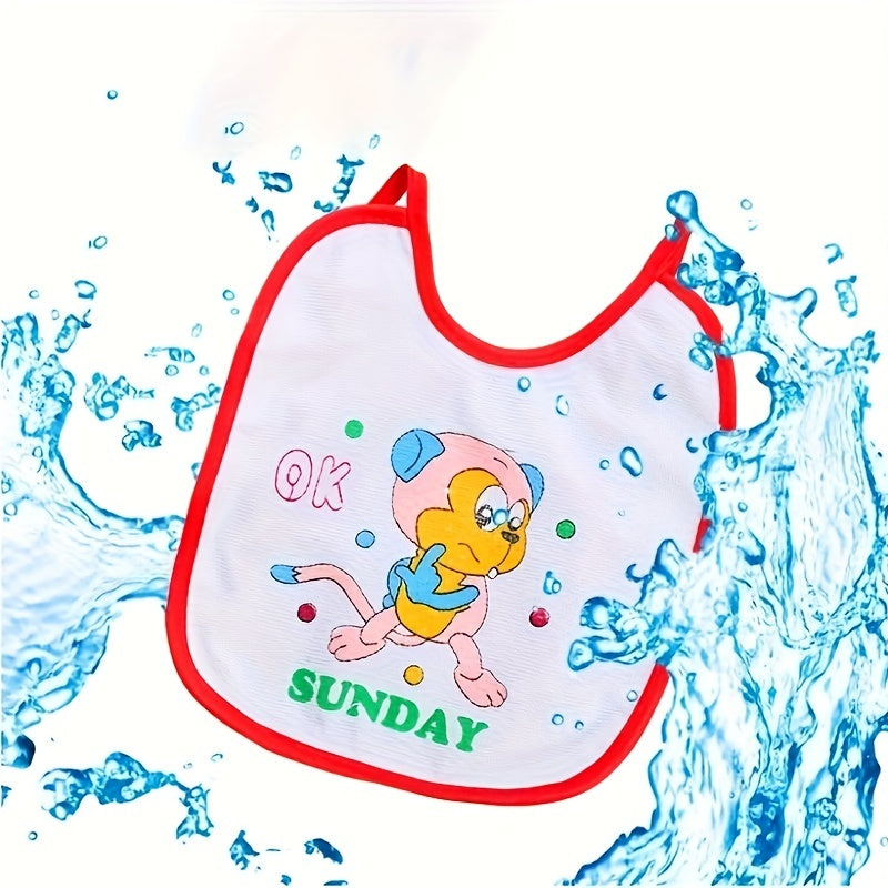 7 pieces of bibs for weekly use, including one daily non-weighted waterproof lace-up bib for babies. These bibs are perfect for keeping your baby clean and dry, serving as a saliva bib, newborn anti-spitting milk towel, and more.