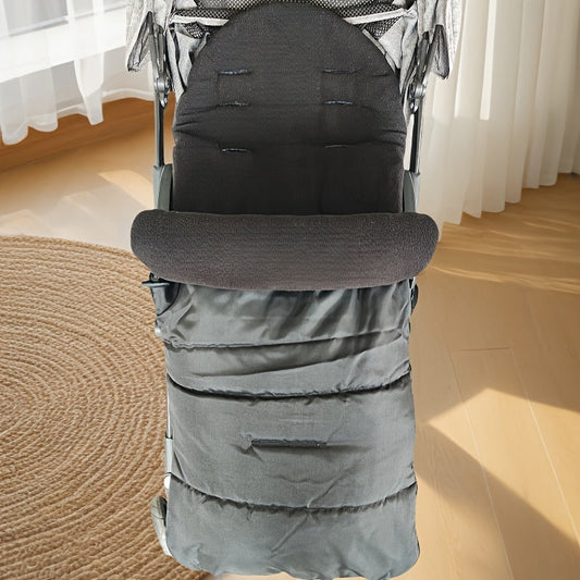 1 piece CozyCare Stroller Footmuff Cover made of polyester fiber for windproof warmth, designed to be a universal fit car seat accessory perfect for autumn and winter. An ideal gift for Halloween and Christmas.