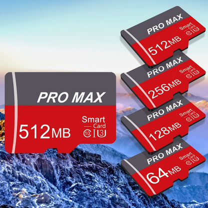 Small capacity memory cards available in 64MB, 128MB, 256MB, and 512MB. Ideal for various devices like tablets, cameras, phones, laptops, car audio systems, and game consoles for secure