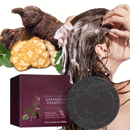 Korean Ginseng Darkening Shampoo: 100g Herbal Hair Care