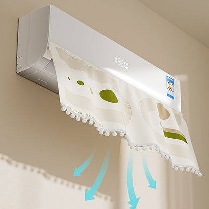 1 piece of the Universal Air Conditioner Wind Deflector Shield designed to prevent direct airflow, featuring an easy installation process and a fabric door curtain design. Perfect for household items.