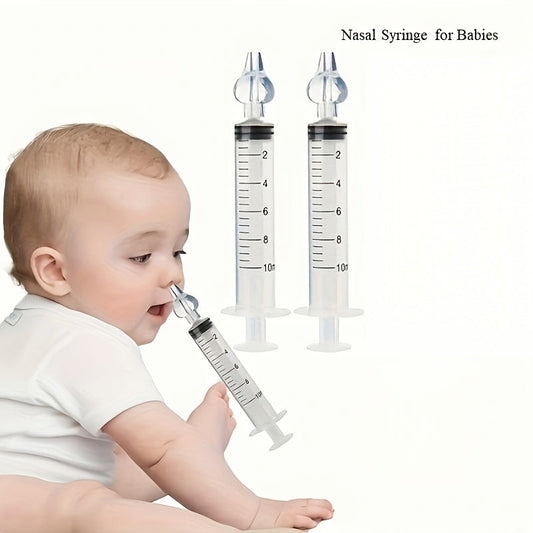 Two pieces of nasal irrigators, a professional and portable nasal irrigator for infants, is a device used for cleaning and rinsing the nose.